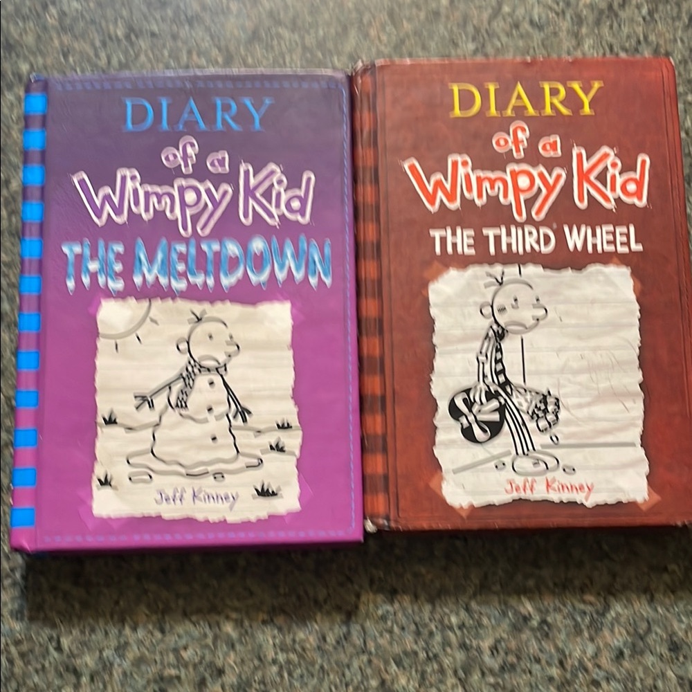 Diary of a Wimpy Kid Book Set - The Meltdown & The Third Wheel